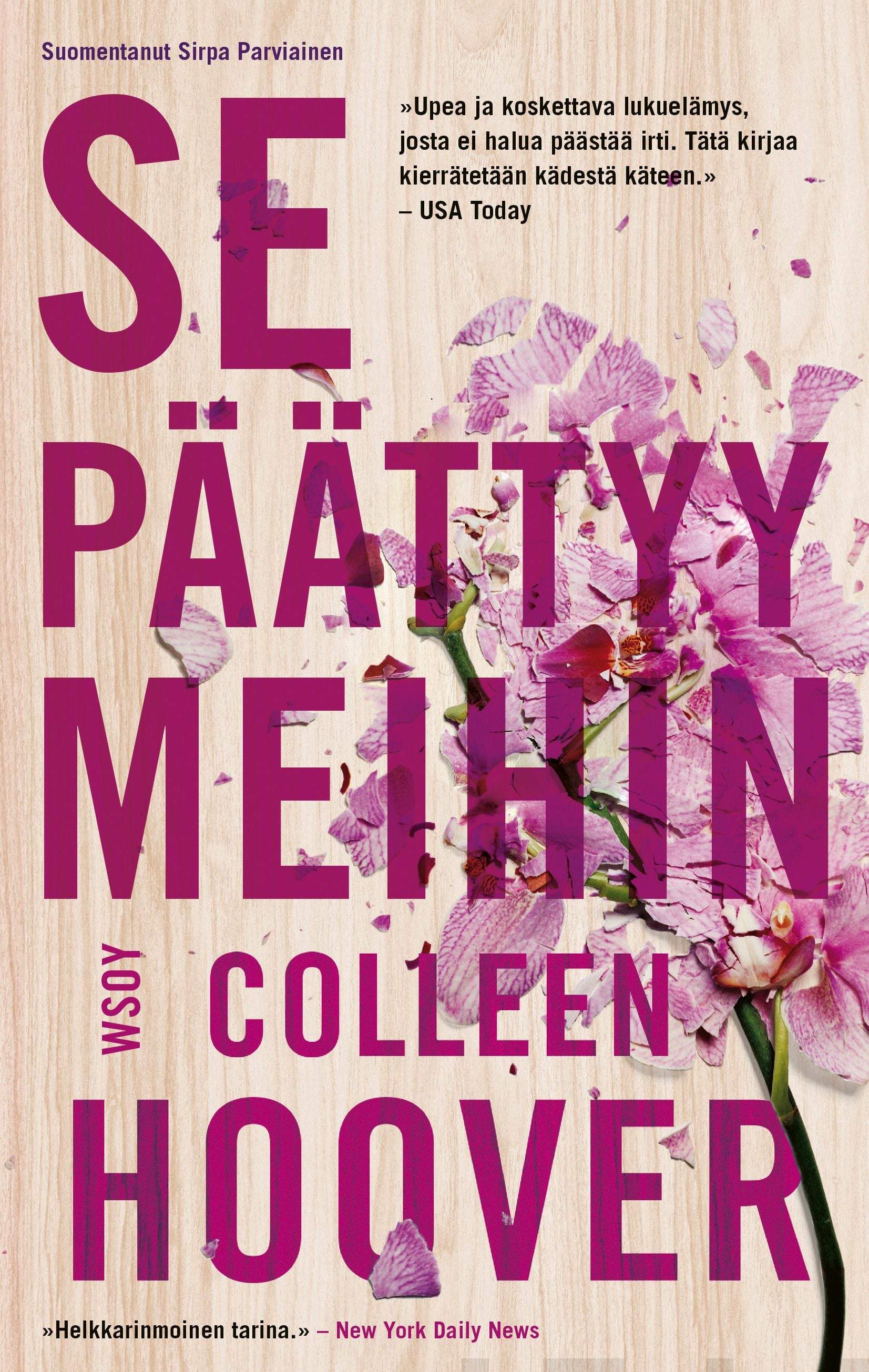 Se Päättyy Meihin - Colleen Hoover - Kovakantinen | Suomalainen.com