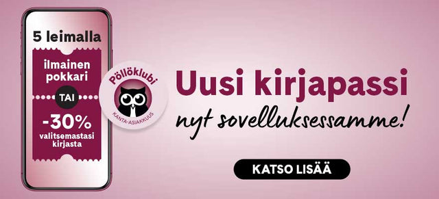 Lataa sovellus ja ota uusi kirjapassi käyttöösi. Klikkaa ja lue lisää!