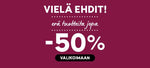 Vielä ehdit: talvialessa erä tuotteita jopa -50%. Klikkaa ja katso valikoima!