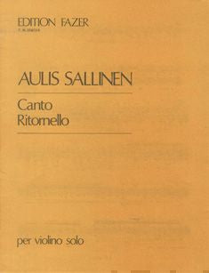 Canto & Ritornello for solo violin - Violin