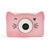 Lasten kamera Hoppstar Rookie vaaleanpunainen kissa