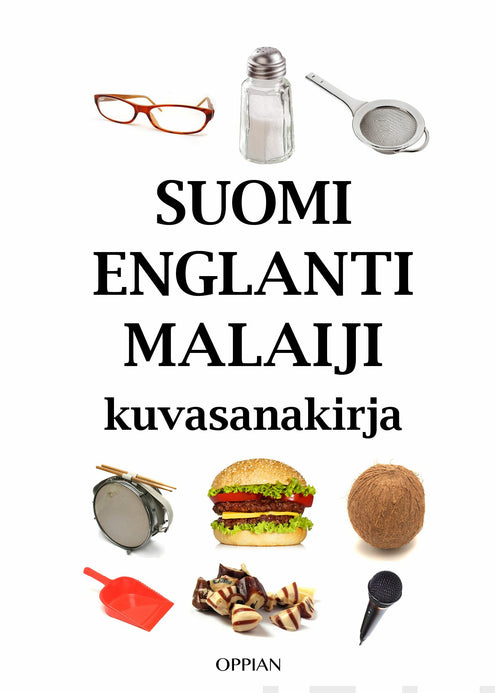 Suomi-englanti-malaiji kuvasanakirja