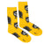 Miesten sukat Haisuli karkumatkalla keltainen NordicBuddies