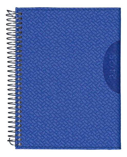 Lukuvuosikalenteri 2024-2025 Texture A6 18kk Blueberry