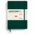 Kalenteri A5 Weekly Planner & notebook 2025 Leuchtturm1917 Forest green kovakantinen pistesivut